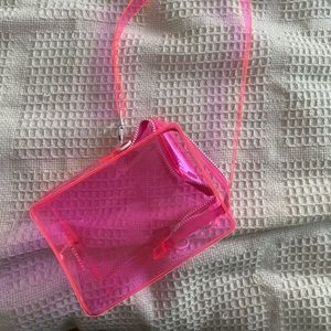 Drunk Elephany Pink PVC See-through Bag